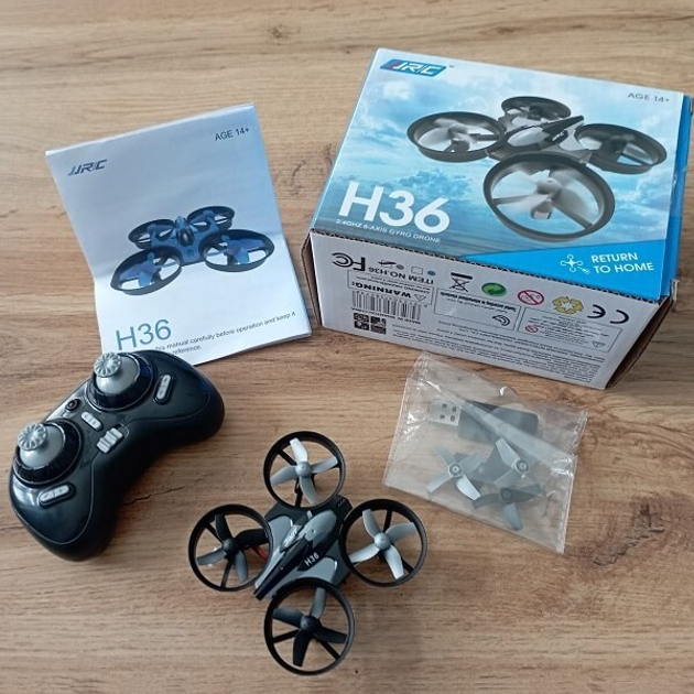 Квадрокоптер JJRC H36 Black Міні дрон з гіроскопом до 8 хвилин – фото ...
