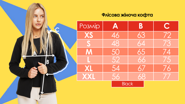 Кофта флисовая ThermoX Black XS Черная - изображение 5