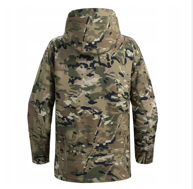 Дихаюча тактична куртка мультикам L армійське спорядження - зображення 2