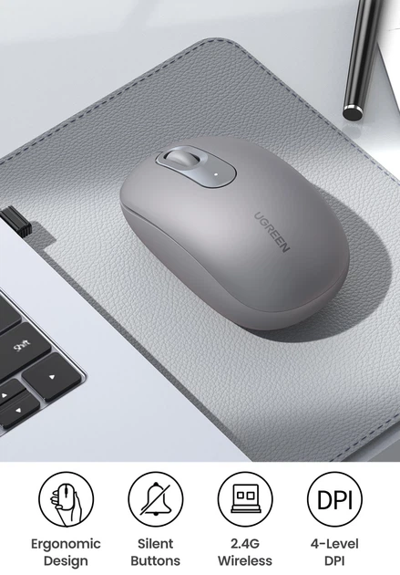 Mysz Ugreen MU105 Portable Wireless Gray (6957303896691) - obraz 5