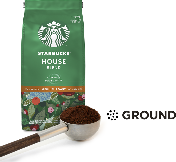 Кава Starbucks Хаус Бленд натуральна смажена мелена 200 г (7613036932110) - зображення 4