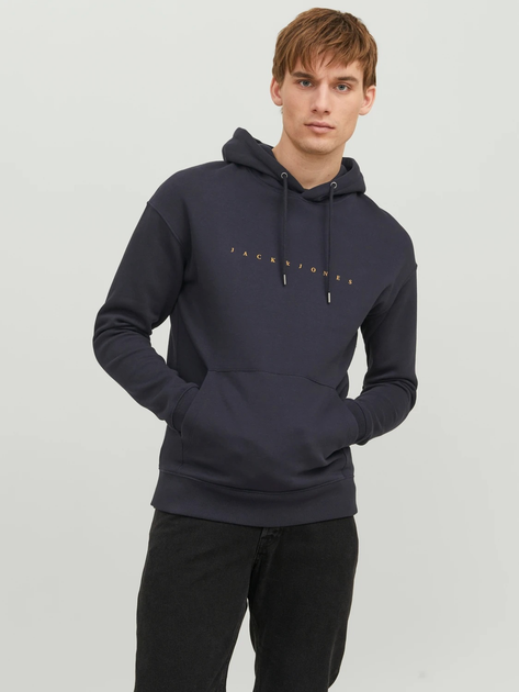 Худи мужское Jack & Jones 12233972-1716 M Dark Navy (5715423916634) – в ...