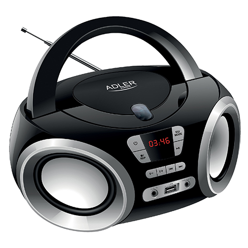 Радіоприймач-бумбокс Adler AD 1181 CD-MP3 USB - зображення 2