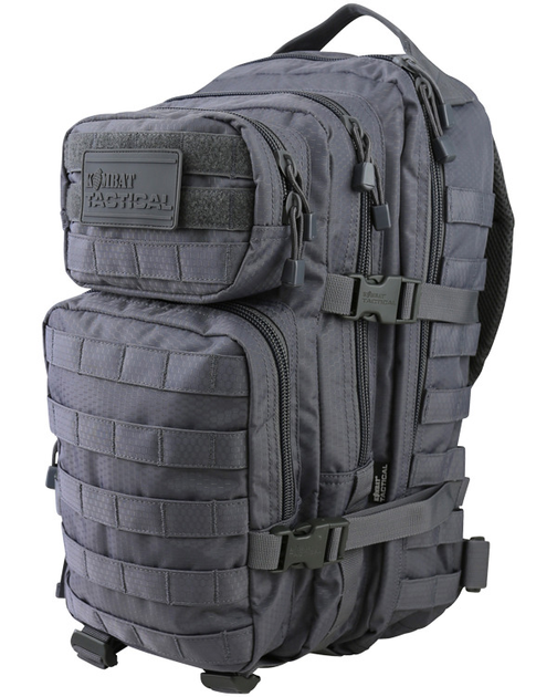 Рюкзак тактичний KOMBAT UK Hex-Stop Small Molle Assault Pack, сірий, 28л - изображение 1