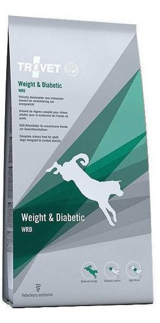 Sucha karma dla psów Trovet Weight & Diabetic WRD 12,5 kg ze świeżym kurczakiem (VETTVTKSP0009) - obraz 1