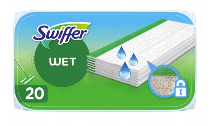 Вологі серветки для швабри Swiffer Wet 20 шт (8006540308288) - зображення 3