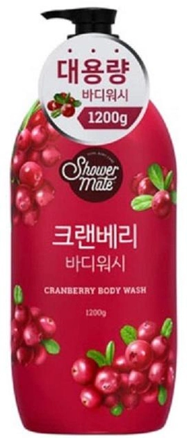 Акция на Гель для душу Kerasys Aekyung Shower mate Cranberry body wash з ароматом Журавлини 1200 мл от Rozetka