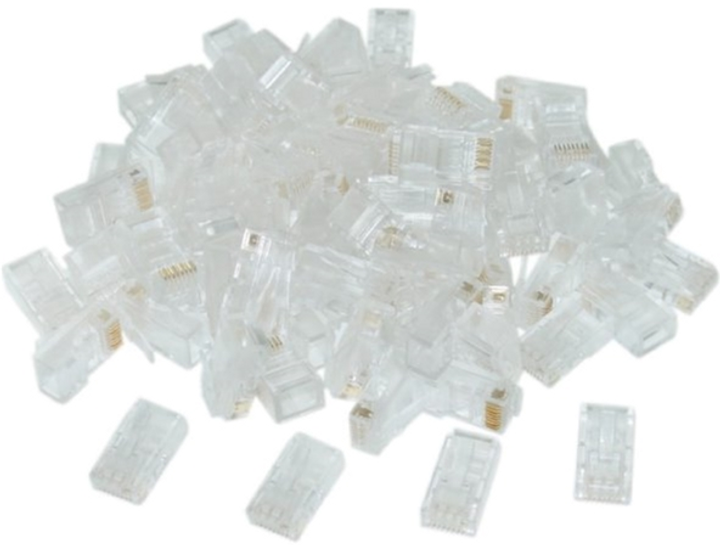 Коннектор Gembird RJ-45 Cat.6 8P8C 100 шт. (LC-8P8C-002/100) – фото ...