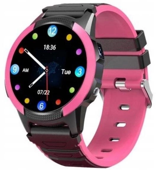 Smartwatch dla dzieci z GPS GOGPS ME X03 4G Różowy (22899) - obraz 1