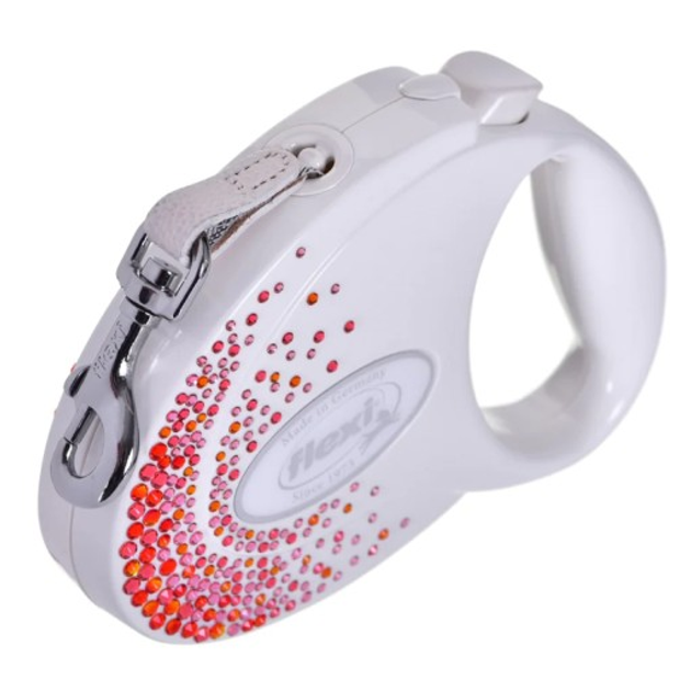 Автоматичний повідець Flexi Glam Splash Orient M 5 м Білий (4000498042229) - зображення 2