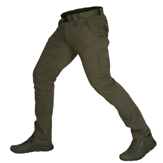 Штаны тактические мужские износостойкие походные штаны для силовых структур KOMBAT S Олива (OPT-30201) - изображение 1