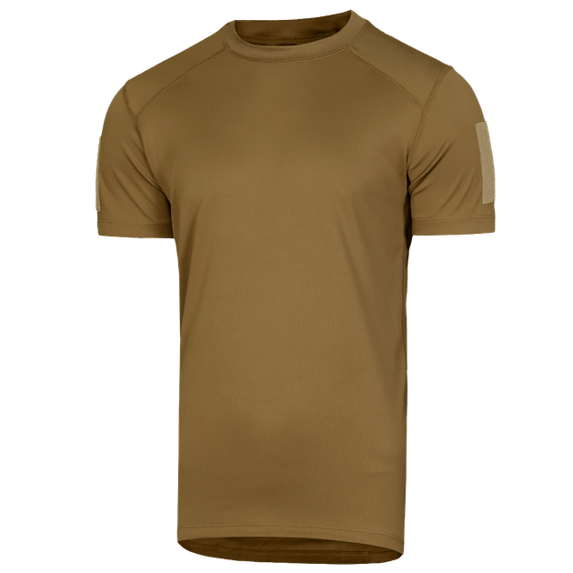 Футболка чоловіча тактична польова повсякденна футболка для спецсужб (XXXL) Койот (OPT-6561) - зображення 1