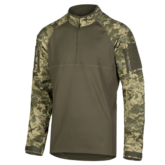 Рубашка тактическая полевая износостойкая летне-весенняя рубашка KOMBAT (XXXL) ММ14/Олива (OPT-27601) - изображение 1