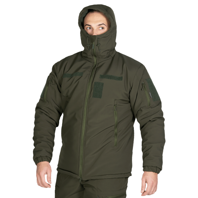 Куртка тактична зносостійка польова теплий верх для силових структур S Олива (OPT-49631) - зображення 2