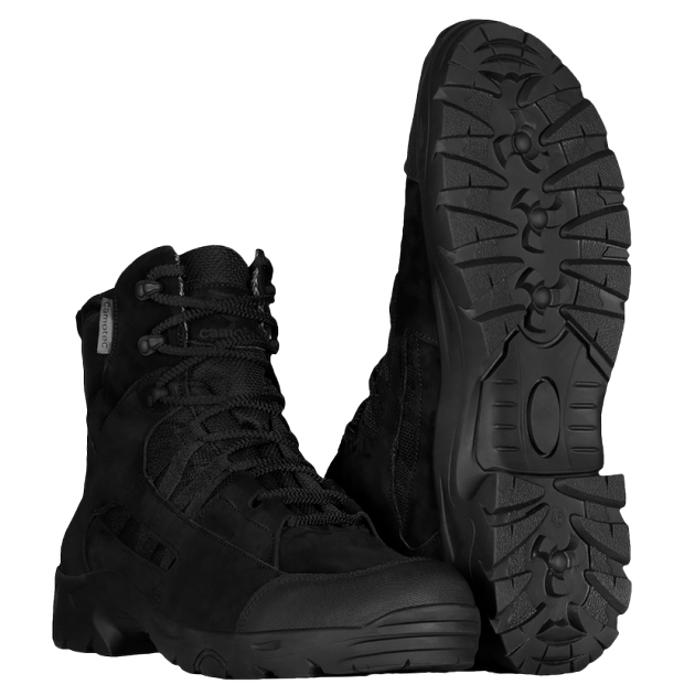 Ботинки тактические мужские износостойкие полевые берцы для силовых структур 41 Черный (OPT-43441) - изображение 1