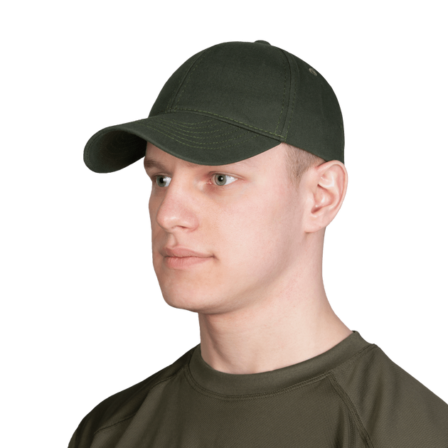 Бейсболка тактична універсальна кепка для спецслужб KOMBAT 5822 Олива (OPT-6161) - зображення 2