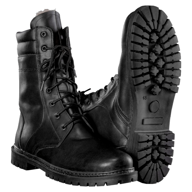 Берці тактичні польові полегшені черевики з вентиляцією для силових структур KOMBAT Чорний 39 (OPT-12801) - зображення 1