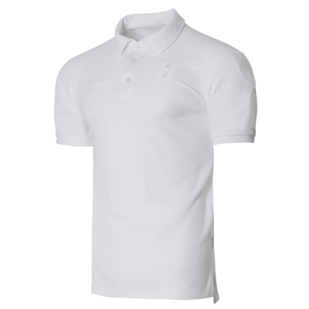Поло тактическое мужское повседневная дышащая футболка для силовых структур KOMBAT XXL Белый (OPT-3961) - изображение 1