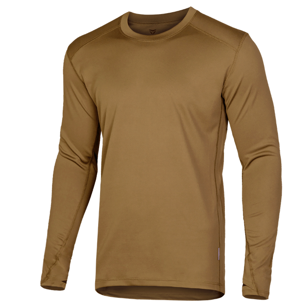 Лонгслив тактичечкий мужская футболка с длинным рукавом для силовых структур (L) Койот (OPT-8561) - изображение 1
