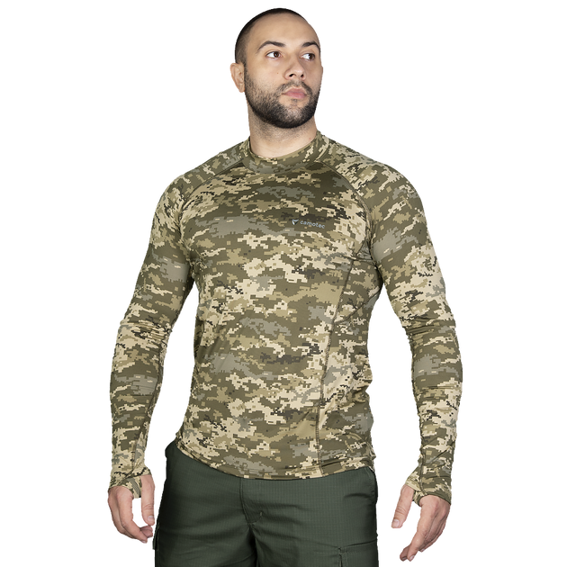 Лонгслив тактичечкий мужская футболка с длинным рукавом для силовых структур (XXL) ММ14 (OPT-11151) - изображение 2