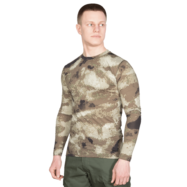 Чоловічий лонгслів тактичний чоловіча футболка з довгим рукавом для силових структур M A-Tacs Au (OPT-7101) - зображення 2