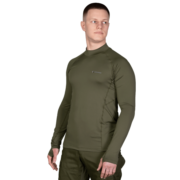Лонгслив тактичечкий мужская футболка с длинным рукавом для силовых структур M Олива (OPT-11151) - изображение 2