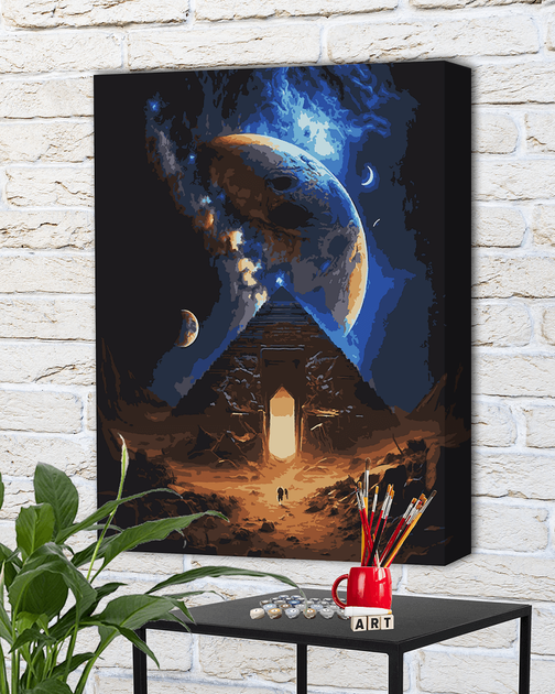Картина по номерам с красками металлик Тайна Фараона (АМ-0608) 40*50 см - Фото 1 Картина по номерам с красками металлик Тайна Фараона (АМ-0608) 40*50 см - изображение 1