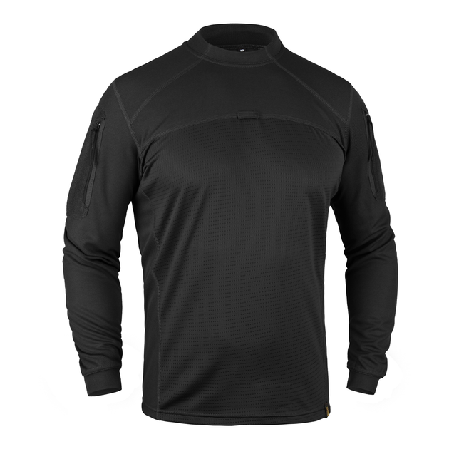 Футболка польова P1G LACERTA L/S Combat Black S (UA281-29854-LS-BK) - зображення 1