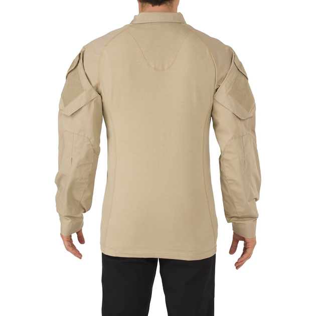 Сорочка тактична під бронежилет 5.11 Tactical Rapid Assault Shirt TDU Khaki 2XL (72194-162) - изображение 2