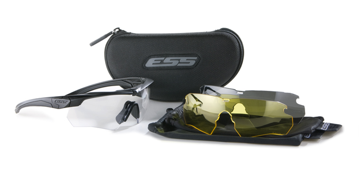 Окуляри захисні серії ESS Crossbow 3LS Kit Black (740-0387) - изображение 1