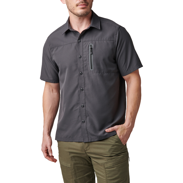 Сорочка тактична 5.11 Tactical Marksman Utility Short Sleeve Shirt Volcanic XL (71215-098) - изображение 1