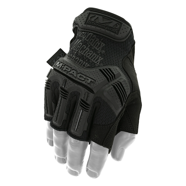 Рукавички тактичні Mechanix Wear M-Pact Fingerless Covert Gloves Black M (MFL-55) - зображення 1