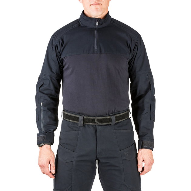 Сорочка тактична під бронежилет 5.11 Tactical XPRT Rapid Shirt Dark Navy M (72090-724) - зображення 1