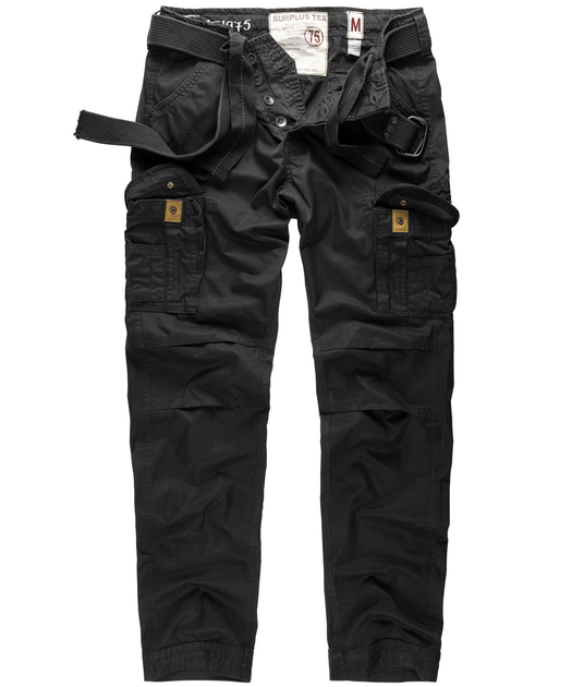 Брюки Surplus Raw Vintage SURPLUS PREMIUM TROUSERS SLIMMY Black XL (05-3602-03) - изображение 1