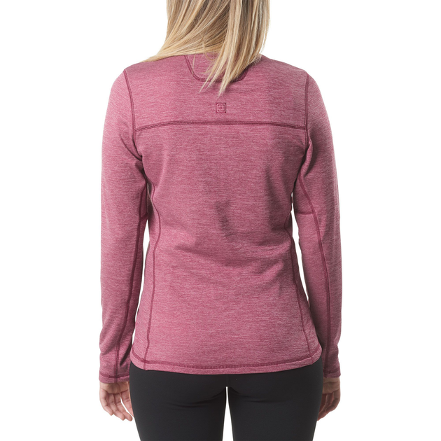 Термореглан жіночий 5.11 Tactical Women's Glacier Half Zip Berry L (62005-466) - изображение 2