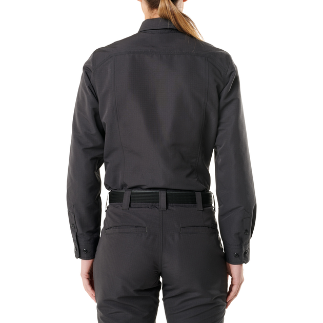 Рубашка тактическая женская 5.11 Tactical Women's Fast-Tac Long Sleeve Shirt Charcoal S (62388-018) - изображение 2