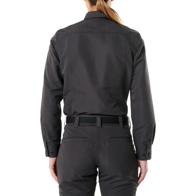 Сорочка тактична 5.11 Tactical Women's Fast-Tac Long Sleeve Shirt Charcoal S (62388-018) - зображення 2