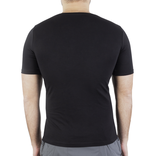 Футболка однотонная (2 шт в комплекте) Sturm Mil-Tec Top Gun T-Shirt Slim Fit Black L (11230002) - изображение 2