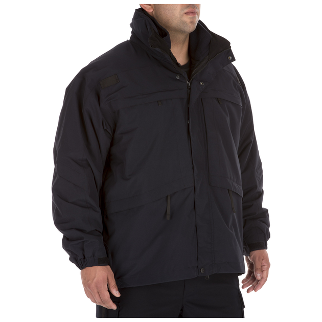 Куртка тактическая демисезонная 5.11 Tactical 3-in-1 Parka Dark Navy 2XL (28001-724) - изображение 2