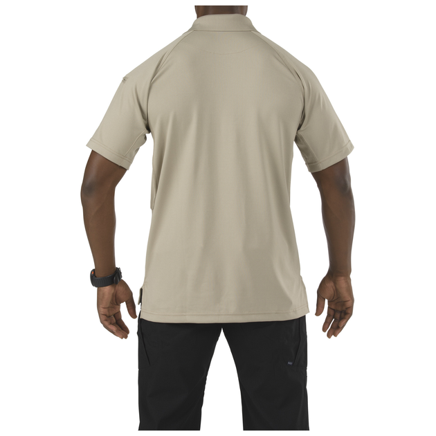 Футболка поло тактична з коротким рукавом 5.11 Tactical Performance Polo - Short Sleeve Synthetic Knit Silver Tan M (71049-160) - зображення 2