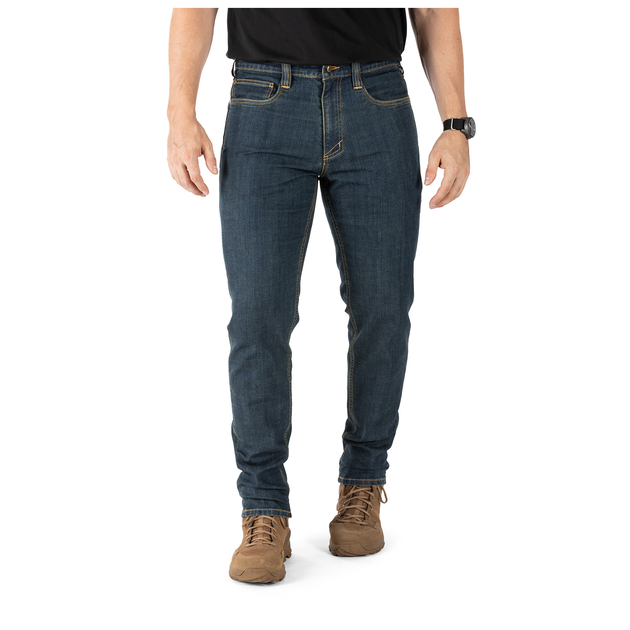 Брюки тактические джинсовые 5.11 Tactical Defender-Flex Slim Jeans TW INDIGO W36/L32 (74465-585) - изображение 1