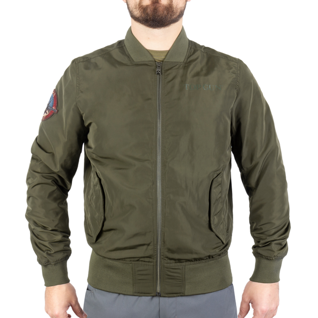 Куртка льотна демісезонна Sturm Mil-Tec Flight Jacket Top Gun Base Olive M (10430601) - изображение 1