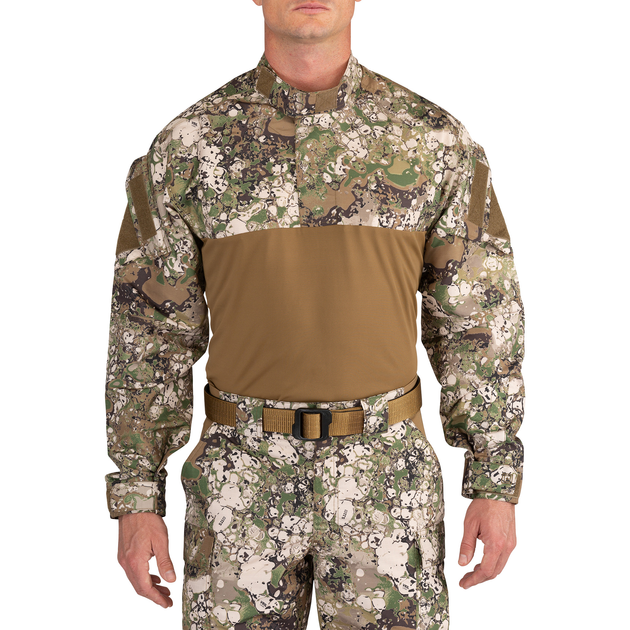 Рубашка тактическая под бронежилет 5.11 Tactical GEO7 Fast-Tac TDU Rapid Shirt Terrain L (72488G7-865) - изображение 1
