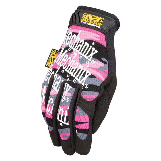 Рукавички тактичні Mechanix Wear Women's Original Pink Camo L (MG-72-WS) - зображення 1