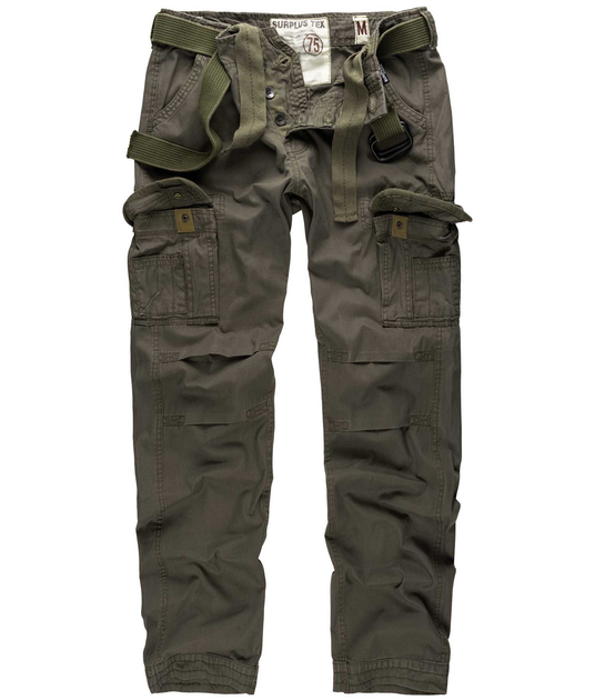 Брюки Surplus Raw Vintage SURPLUS PREMIUM TROUSERS SLIMMY Olive 2XL (05-3602-01) - изображение 1