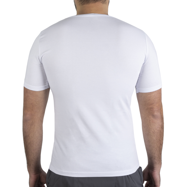 Футболка однотонна (2 шт в комплекті) Sturm Mil-Tec Top Gun T-Shirt Slim Fit White 2XL (11230007) - изображение 2