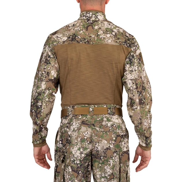 Сорочка тактична під бронежилет 5.11 Tactical GEO7 Rapid Half Zip Shirt Terrain XL (72415G7-865) - зображення 2