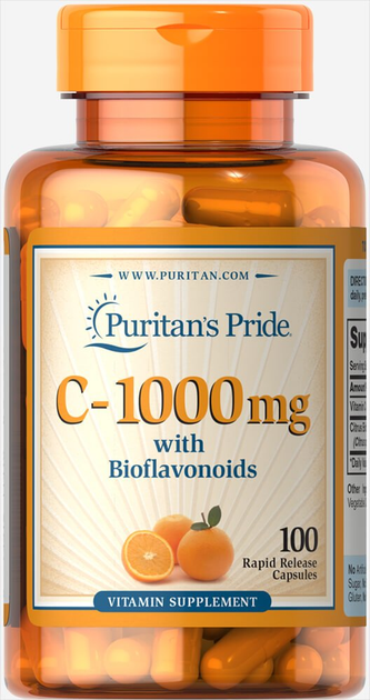 Витамин С с биофлавоноидами, Vitamin C with Bioflavonoids, Puritan's ...