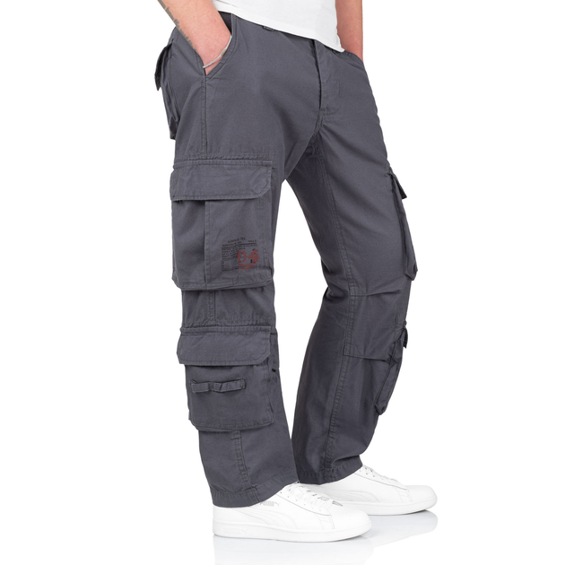 Брюки Surplus Raw Vintage SURPLUS AIRBORNE TROUSERS SLIMMY Anthracite 2XL (05-3603-17) - изображение 2