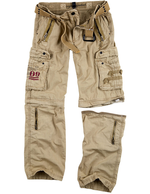 Штани-трансформери Surplus Raw Vintage SURPLUS ROYAL OUTBACK TROUSER Royal Sahara L (05-3701-67) - изображение 1